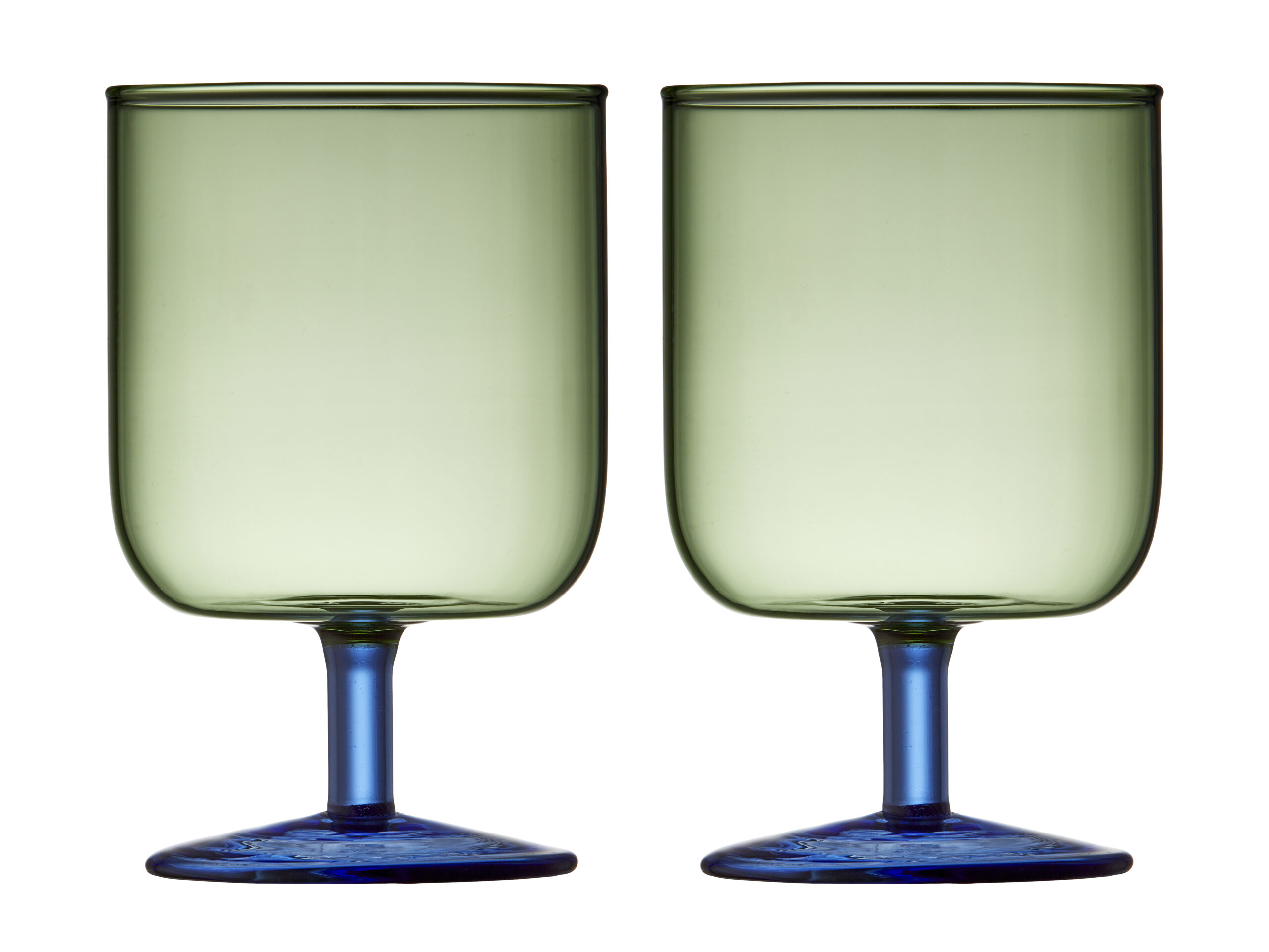 korrekt fabrik Uluru Lyngby Glas Vinglas 30 Cl 2 Stk I Grøn/blå, Fremstillet Af Borosilikatglas,  Der Er Meget Holdbart, Torino | Coredesign